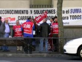 Trabajadores del SUMMA exigen terminar con los agravios comparativos
