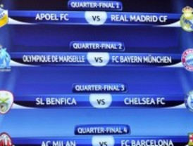 El Real Madrid se enfrentará al APOEL chipriota en los cuartos de final de la Champios