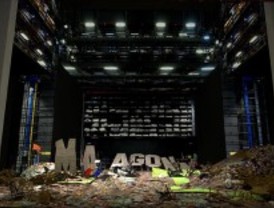La Fura instala un vertedero en el Teatro Real para su nueva producción