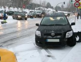 Caos por la nieve en los municipios de la región