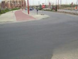 Vecinos de Getafe denuncian un carril bici 'peligroso'