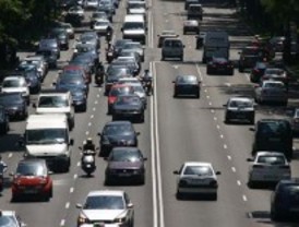 Circulación complicada en todas las entradas a la capital