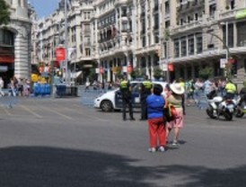 Los cortes de tráfico seguirán el lunes en el centro