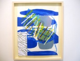 Luis Gordillo, en la galería Marlborough