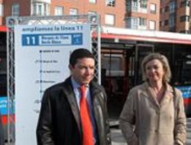 La línea 11 de la EMT se amplía hasta Sor Ángeles de la Cruz y Marqués de Viana