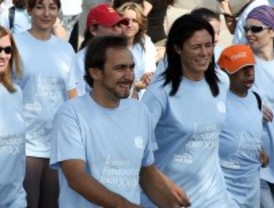 Edurne Pasabán amadrina una carrera para discapacitados