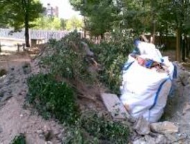 CCOO denuncia la destrucción de un jardín en la Casa de Campo