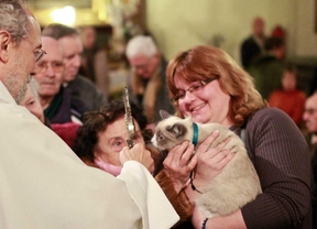 Bendición a las mascotas en San Antón (Archivo)