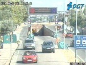 Tráfico lento en algunas salidas de Madrid