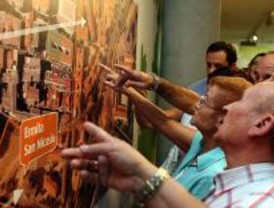 Un millar de visitas a la exposición sobre la reconstrucción de un barrio de Leganés