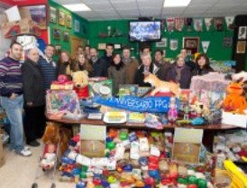 Getafe dona juguetes a los refugiados saharauis