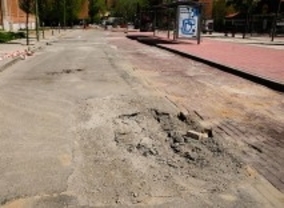 El suelo vuelve a ceder en Moratalaz