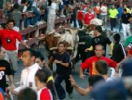 Dos heridos por asta de toro en el segundo encierro de Leganés