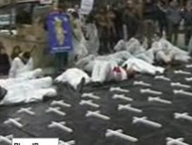 Dos detenidos en una concentración de antiabortistas