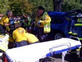 Herido muy grave un varón tras colisionar su turismo contra un árbol