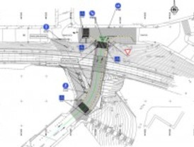 Un nuevo paso bajo las vías del tren en Herrera Oria