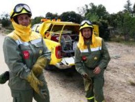 La Comunidad ensaya respuestas contra el fuego con los retenes forestales