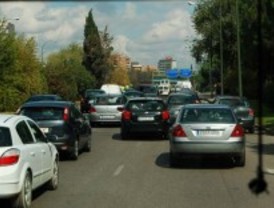 35 kilómetros de retenciones en la M-607 y la M-40