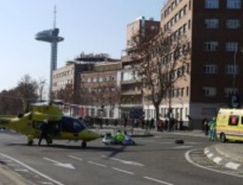 Aterrizaje de emergencia en Cristo Rey para llevar a un enfermo