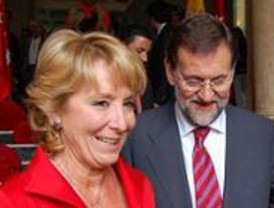 Aguirre, convencida de que Rajoy será presidente
