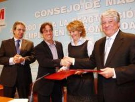 Acuerdo entre Comunidad, sindicatos y empresarios para reactivar la economía y el empleo