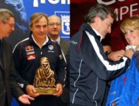 Madrid se rinde al campeón Carlos Sainz