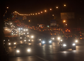 Retenciones en las carreteras madrileñas por las compras de Reyes