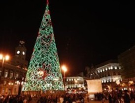 Retiran 22 toneladas de residuos de la Puerta del Sol
