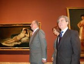 Los Reyes inauguran la exposición de Goya en el Prado