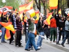 Aplazada una marcha de extrema derecha para que no coincida con la final de la Copa del Rey