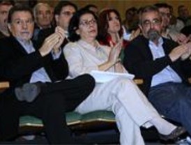 Sabanés y Pérez animan a 'la movilización de la izquierda' frente a 'la crispación del PP'