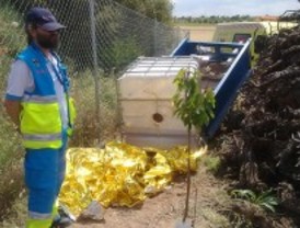 Muere al aplastarle la cuba de su tractor en Belmonte de Tajo