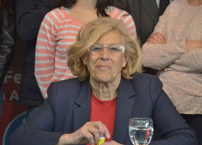 Dirigentes de IU piden el voto para la candidatura de Manuela Carmena