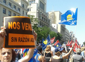 Marcha por la vigencia de los convenios colectivos