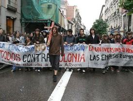 El Plan Bolonia levanta a los universitarios