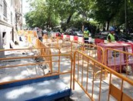 Cortado el lateral del Paseo de Recoletos por obras este martes y miércoles
