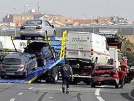 Dieciocho heridos en dos colisiones múltiples
