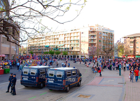 El Atlético expulsa al Frente Atlético del Vicente Calderón