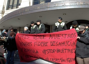 Protesta ante la EMVS contra los desahucios (archivo)
