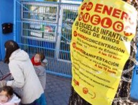 Más de un 50% de seguimiento en la huelga de educación infantil