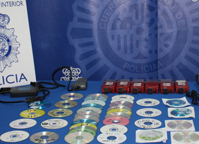 Material incautado en Las Rozas
