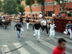 Un contusionado en el primer encierro de Móstoles