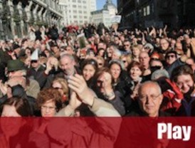 Una multitud sale a la calle para apoyar al juez Garzón