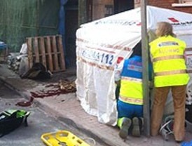 Muere un obrero al caer desde un andamio en Villaverde