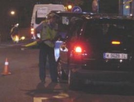 Detenido un conductor ebrio en Coslada tras saltarse un control