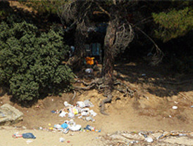 Denuncian el estado del embalse de San Juan