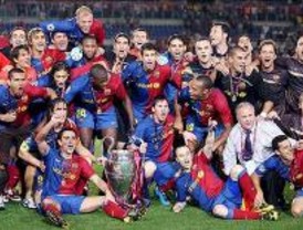 El Barça, primer equipo español en ganar el triplete la misma temporada