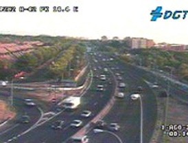 Hora punta 'descafeinada' en las carreteras madrileñas