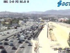 Viernes con retenciones para salir de Madrid