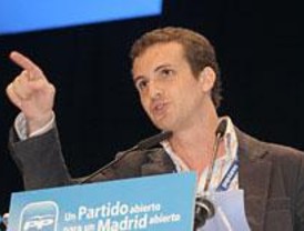 Pablo Casado, reelegido presidente de Nuevas Generaciones del PP de Madrid